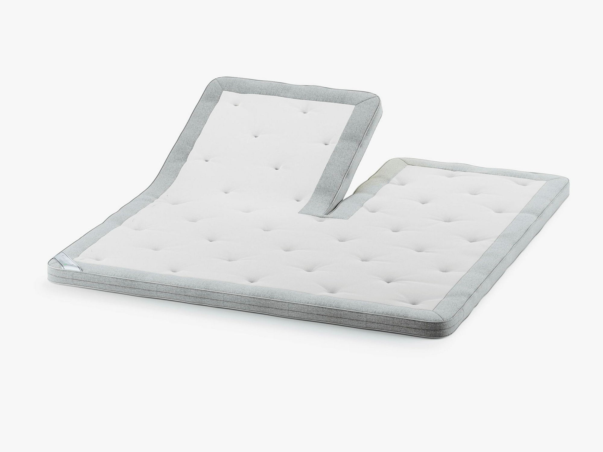 Luxury Split Mattress Topper KV Melange Nap LGR 180x200